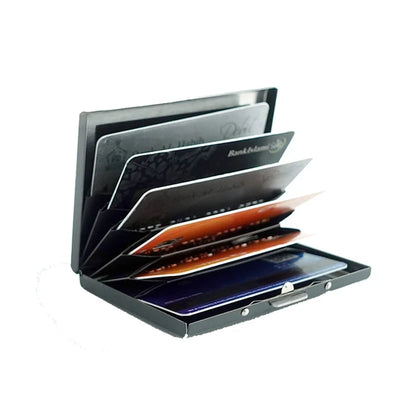 -15%   Briefcase Style Metal Cards Holder RFID Blocking